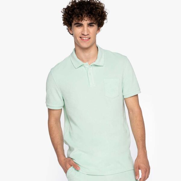 Native Spirit Terry Towel Polo Shirt Thumbnail